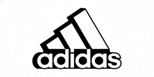 知名体育品牌Adidas三条纹标志